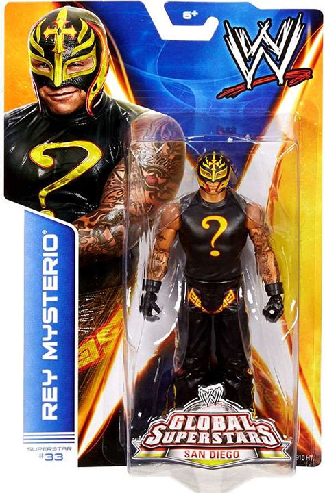 Add to Cart. WWE Wrestling Best of ECW Rey Mysterio Action Figure [Red Mask & Pants] $71.99. Add to Cart. WWE Wrestling Rey Mysterio Dog Tag [Loose] $12.99. Add to Cart. Bring home the action of WWE. Recreate your favorite matches with this approximately 6-inch action figure in Superstar scale.